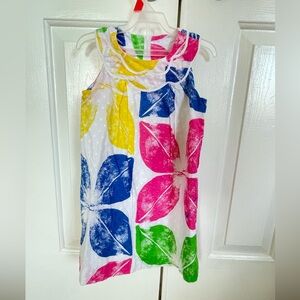 Size 4 girls Lilly Pulitzer sun dress flower pattern.